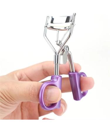 Effortless Lash Curler: Instant Eye-Opening Effect Easy-to-Use Eyelash Curling Tool-Design for Home & Travel Purple - Buy Online on GoSupps.com