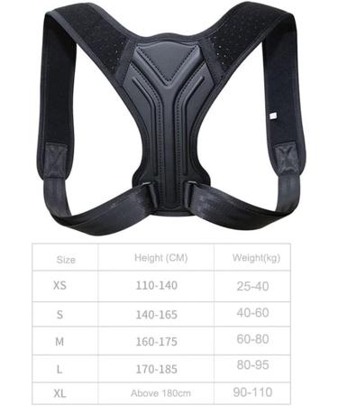 ZUIAI Posture Corrector Back Brace Adjustable Upper Shoulder Relief Trainer Spine Corset Support(M) Medium B - Buy Online on GoSupps.com