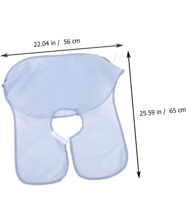 FOMIYES Shaving Hair Catcher Beautician Apron Smock 1Pc Beard Apron Beard Cape Beard Catcher Hair Clippings Catcher Grooming Cape Apron Beard Hair Catcher Hair Cutting Apron 65x56cm Grey - Buy Online on GoSupps.com