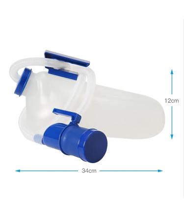 Men's Urinal with Hand held Portable Urine Cup Urinals for Men 2000ml Urine Bottle for Men Male Portable Pee Bottle Spill - Buy Online on GoSupps.com