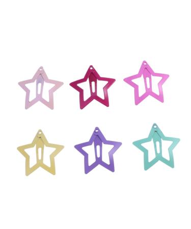 FRCOLOR Star Hair Clip hair for kids infant suit kids hair kids suit kids hairpins barrettes clip Pentagram Colorful Star Hair Clip