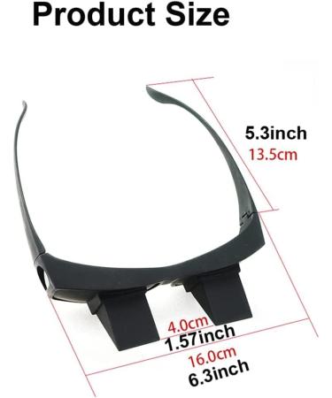CHANGAR Prism Glasses - Horizontal Reading Spectacles for Lazy Bed Reading | Unique Gifts for Comfortable Watching & Reading - Buy Online on GoSupps.com