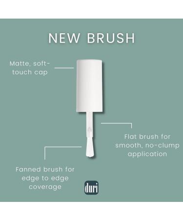 Duri Nail Polish 50 Platinum White Metallic Shimmer Pearl Finish Semi Sheer Coverage 0.5 fl.oz. - Long-Lasting Platinum Shade for Trendy Nails (Pack of 1) - Buy Online on GoSupps.com