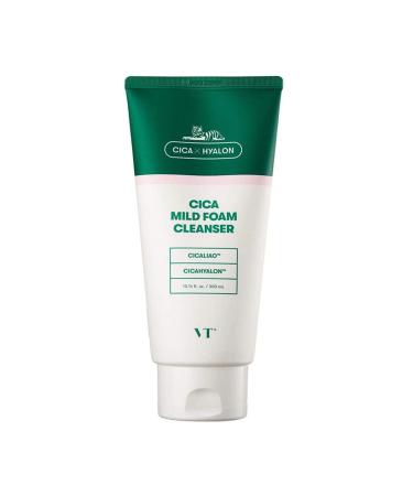VT COSMETICS CICA Mild Foam Cleanser - BTS Skincare | BTS Cleanser | Mild foam cleanser | Deep Cleansing | Daily use cleanser | Centella Asiatica Extract | Korean Skin Care