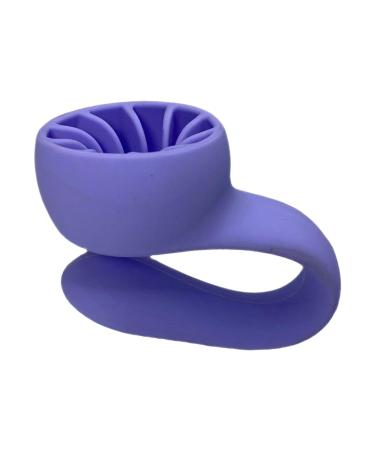 Fellflying Nail Polish Organizer - Fingernail Polishing Tool Strong Grip Airlock Suction Silicone Nail Polish Holder For Salon Design Violet