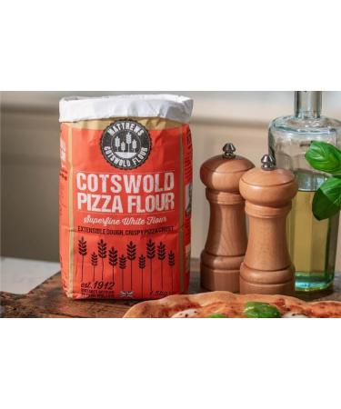 Matthews Cotswold Premium Pizza Flour 1.5Kg | Hard Red Spring Wheat | Perfect pizza needs the right flour - Buy Online on GoSupps.com