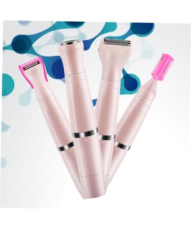Beaupretty 4-in-1 Electric Razor for Women - Trimmer for Body Face & Eyebrows - Pink - Buy Online on GoSupps.com