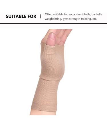 EXCEART Carpal Tunnel Gloves - Elastic Wrist Support Brace Fingerless Sleeves for Pain Relief & Fatigue Perfect for Sprains & Wrist Rest - International Shipping Available - Buy Online on GoSupps.com