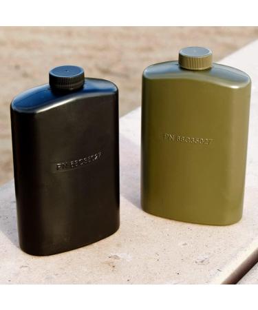 USA-Made Fighter Pilot Flask by Vets - Ideal for Concerts, Hiking, Sporting Events, Golf & Travel - Military Issue Black - Buy Online on GoSupps.com