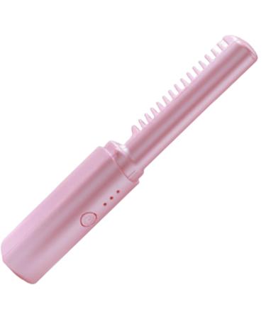 Portable Mini Hair Straightener Brush - Cordless USB Rechargeable 3 Adjustable Temperatures Anti-Scald All Hair Types | International Shipping - Buy Online on GoSupps.com