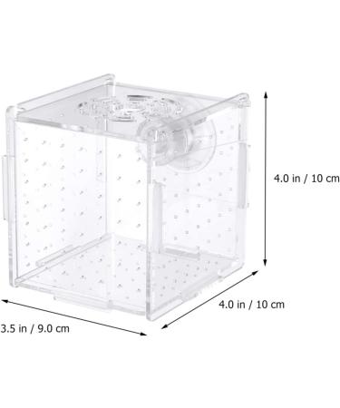 POPETPOP Fish Breeding Box - Isolation Hatchery for Small Baby Fish & Shrimp - Suction Cup Size 1 - Buy Online on GoSupps.com