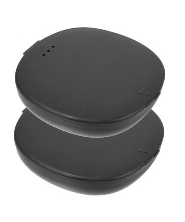 AMOSFUN 2 Series Box SBOX SBOX for menstruation cups silicone container Outdoor-portable beverage owner menstrual disc cleaner menstrual storage holder out outside black 1 piece (1 Pack)