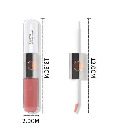 Matte Hydrating Lip Glow Oil - Plumping Transparent Lip Gloss for Long-Lasting Wear | Waterproof Liquid Lipstick #02 - Perfect for Girls & Women - Buy Online on GoSupps.com