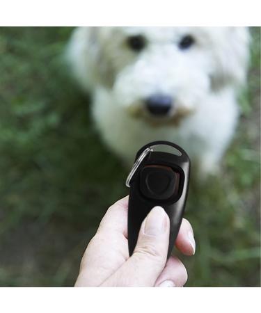 DSFSAEG 2 Pcs Dog Whistle Dog Training Clicker High Frequency Portable Training Clicker with Wrist Strap for Recall Cat Dog Horse Training Pet Training Aid Tools Black - Buy Online on GoSupps.com