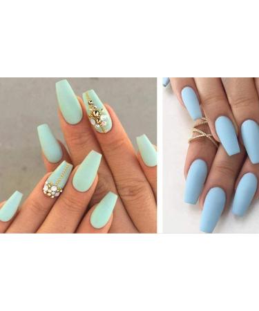 Morechioce 500 Pcs White Ballerina Fake Nails - Acrylic Nail Tips for DIY Nail Art & French Manicure - Buy Online on GoSupps.com