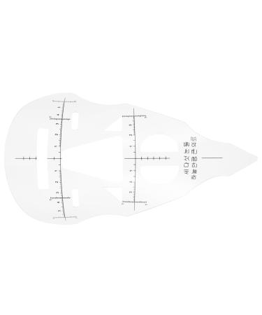 Healeved 3 Pcs Measure Tool Eyebrow Shaping Tool Eyebrow Template Eyebrow Ruler Makeup Tool Make up The Brush