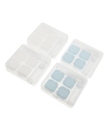 PartyKindom Makeup Mirror 4 Pieces Colored Contact Lenses Contact Lens Case Advanced Suitcase Abs Travel Case
