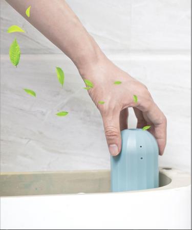 Automatic Toilet Cleaner Blue Bubble Tablets - Long-Lasting Deodorant for Urine Stains (2PCS Floral Scent) - International Shipping Available - Buy Online on GoSupps.com