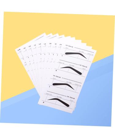 Beavorty 30 Pcs eye brow stencils on Eyebrow template shaping tools eyebrow card eyebrow trimming set - Buy Online on GoSupps.com