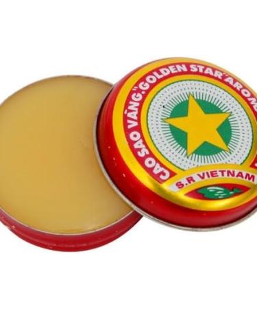 Golden Star Aromatic Balm 3g x 30 Boxes - Vietnamese Cao Sao Vang Ointment - Buy Online on GoSupps.com