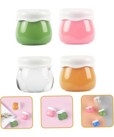Beaupretty Empty Cosmetic Jars Cosmetic bottle cream samples pot empty sample containers empty lotion s small plastic pot s black glass cosmetic s 10g cosmetic s lips Acrylic Makeup Spoon Jar - Buy Online on GoSupps.com