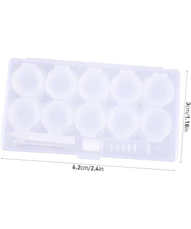 Gatuida Contact Lens Holder - 2pcs Portable Glasses Case | Colorful PP Contact Container | International Shipping - Buy Online on GoSupps.com