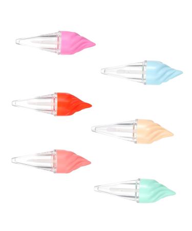 Gatuida Lot de 6 Tubes de Gloss L vres Diy Petit Format Flacons en Plastique Rechargeable Porte-gloss Portable pour D butants et Usage Quotidien pour Voyages et Couleur Al atoire