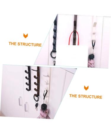 Alipis 6 Pcs Plastic Door Hanger Plastic Coat Hangers Over Door Hanger Rack Door Hook Door Frame Outdoor - Buy Online on GoSupps.com