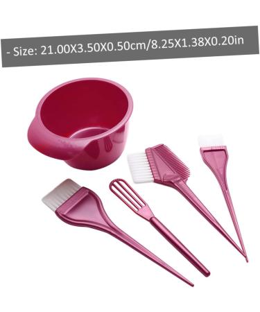 DOITOOL 1 Set Hairdressing Tool Home Highlight Kit Hair Coloring Tools Professional Hair Color Cream Mixer Mixture Diy Salon Tool Pro Tools Abs Hair Comb Hair Dye Red - Buy Online on GoSupps.com