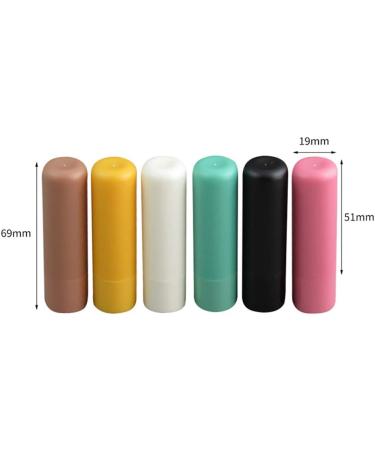 Haifly 12pcs Empty Lip Balm Tubes - Beige Lipstick Containers for DIY Cosmetics | International Shipping - Buy Online on GoSupps.com