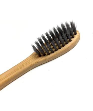 BPA-Free Biodegradable Bamboo Toothbrush Set - 8-Pack with Activated Carbon Bristles for Whitening & Microfleece Removal - Buy Online on GoSupps.com
