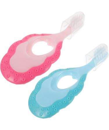 Beavorty 4-Piece Baby Toothbrush Set - Gentle Training Toothbrushes for Sensitive Gums & Toddlers | Travel-Friendly Children's Dental Care - Buy Online on GoSupps.com