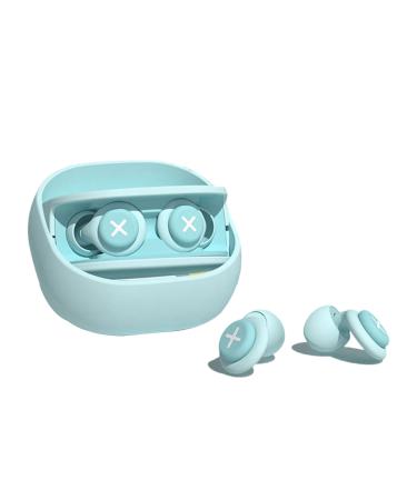 Serenes Peaceful Slumbers Silicone Ear Plugs Block Noise for Sleep and Travel Sound Insulation Hearing Protection Pack of 2 Blue