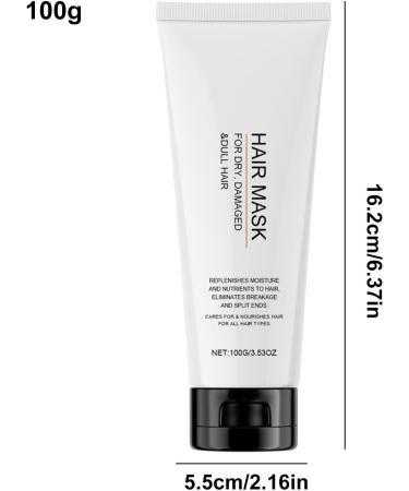  G n rique Hair Oil Repair Moisturizing 2.17 x 6.38 in Hair Mask Dry Damaged Intensive Moisturizing Strands Nourishing Shine Enhancer for Strengthening Formula Gloss Repair - Buy Online on GoSupps.com