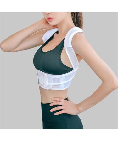 DFHBFG Back Posture Correction Belt Lumbar Braces Light Breathable Men Women Back Support Bandage(M Code) M code Onecolor