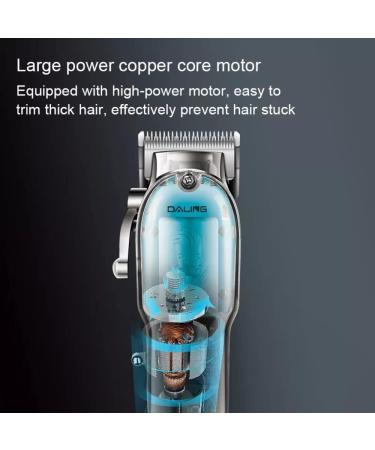 HUG PUPPY DALING PROFESSIONAL LED Display Hair Trimmer Retro Oil Head Electric Clipper Hair for Men Barber Tool Rechargeable Hair Clipper (Blue) - Buy Online on GoSupps.com