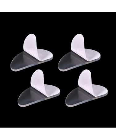 20 Pairs Self-Adhesive Silicone Nose Pads for Glasses - Slipproof D Shape Transparent & Black Accessories - Buy Online on GoSupps.com
