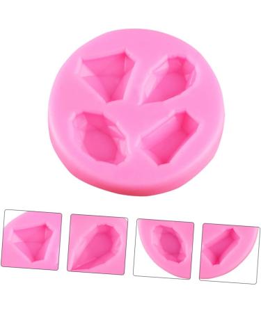 TEHAUX 9 pcs Supplies Silicone DIY Gems Making Casting Diamond Mold Baking Gadget Candy Chocolate Shape 7X7X1CMx3pcs Pinkx3pcs - Buy Online on GoSupps.com