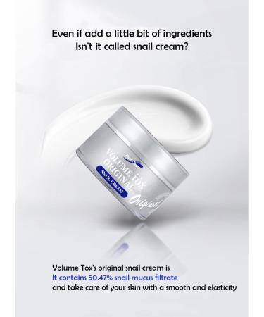 Korean Snail Moisturizer Facial Cream - Anti-Wrinkle Skin Regeneration & Elasticity Enhancement - 1.69 fl. oz - Buy Online on GoSupps.com