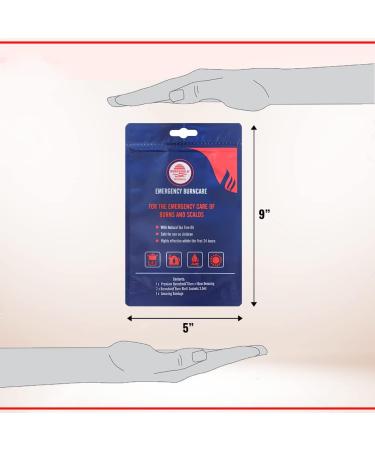 Burnshield Mini Burn Kit with Dressing, Gel & Bandage - Fast Relief for Burns - Buy Online on GoSupps.com