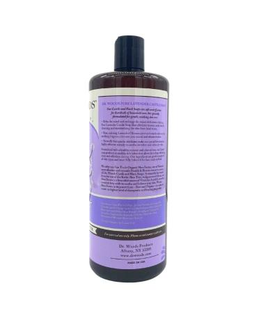 Dr. Woods Lavender Castile Soap 32oz with Organic Shea Butter - Pure & Gentle - Buy Online on GoSupps.com
