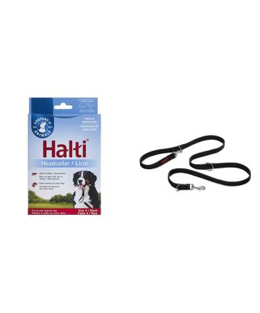 Company of Animals: Halti Headcollar & Double Ended Training Lead Pack suitable for Small Medium and Large dogs