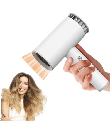 Portable Wireless Hair Dryer USB Rechargeable Cordless Hair Dryer Handheld Travel Blow Dryer for Art Painting/Home/Outdoor