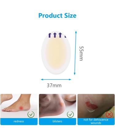 ACWOO Blister Plasters 24PCS - Invisible Hydrocolloid Gel Bandages for Feet and Heels - Buy Online on GoSupps.com