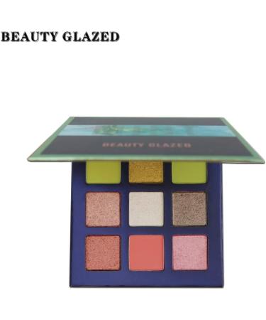 9 Colors Eyeshadow Matte Shimmer Glitter Eye Shadow Palette Natural Waterproof Long Lasting Pigmented Eyeshadow Powder Cosmetics (#F) - Buy Online on GoSupps.com