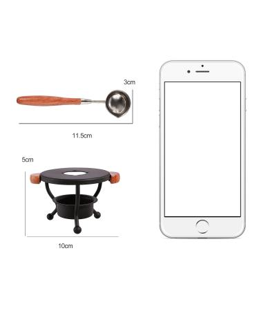 Wax Seal Kit with Retro Warmer, Furnace Tool, Spoon Holder - Perfect for Melting Beads, Sticks - Ideal for Wedding Invitations, Arts & Crafts - Buy Online on GoSupps.com