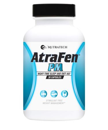 Atrafen PM - Nighttime Diet Pill Appetite Suppressant and Sleep Aid. Boost Metabolism Burn Fat and Curb Late Night Cravings.