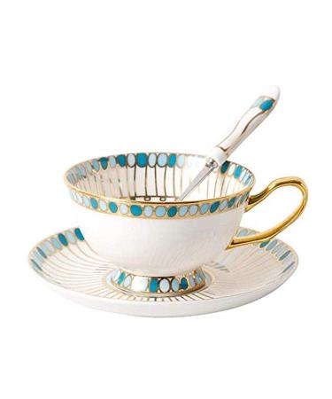 Coffee Cups and Tea Cups Ceramics Cups and Saucers Set Wear-Resistant and Wear-Resistant House Kitchen Office