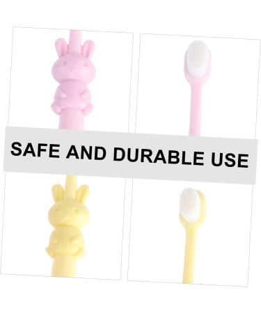 Beaupretty 3pcs Soft Fur Cartoon Toothbrush Set for Kids - Travel-Friendly Manual Oral Care Tools - Buy Online on GoSupps.com