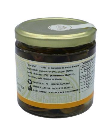 Campisi Cucunci Capers in Apple Cider Vinegar - 230g | Premium International Shipping Available - Buy Online on GoSupps.com